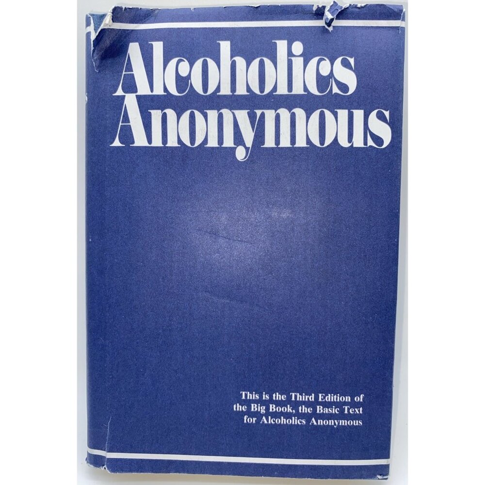 Alcoholics Anonymous 3rd Edition Hardcover Book Dust Jacket AA